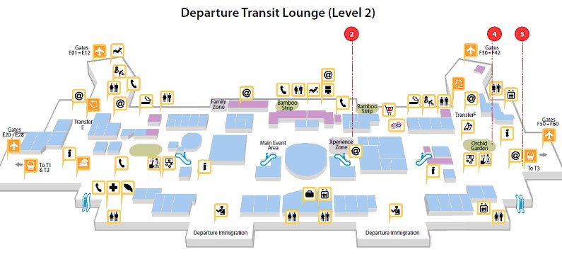 Flughafenkarte Terminal 2